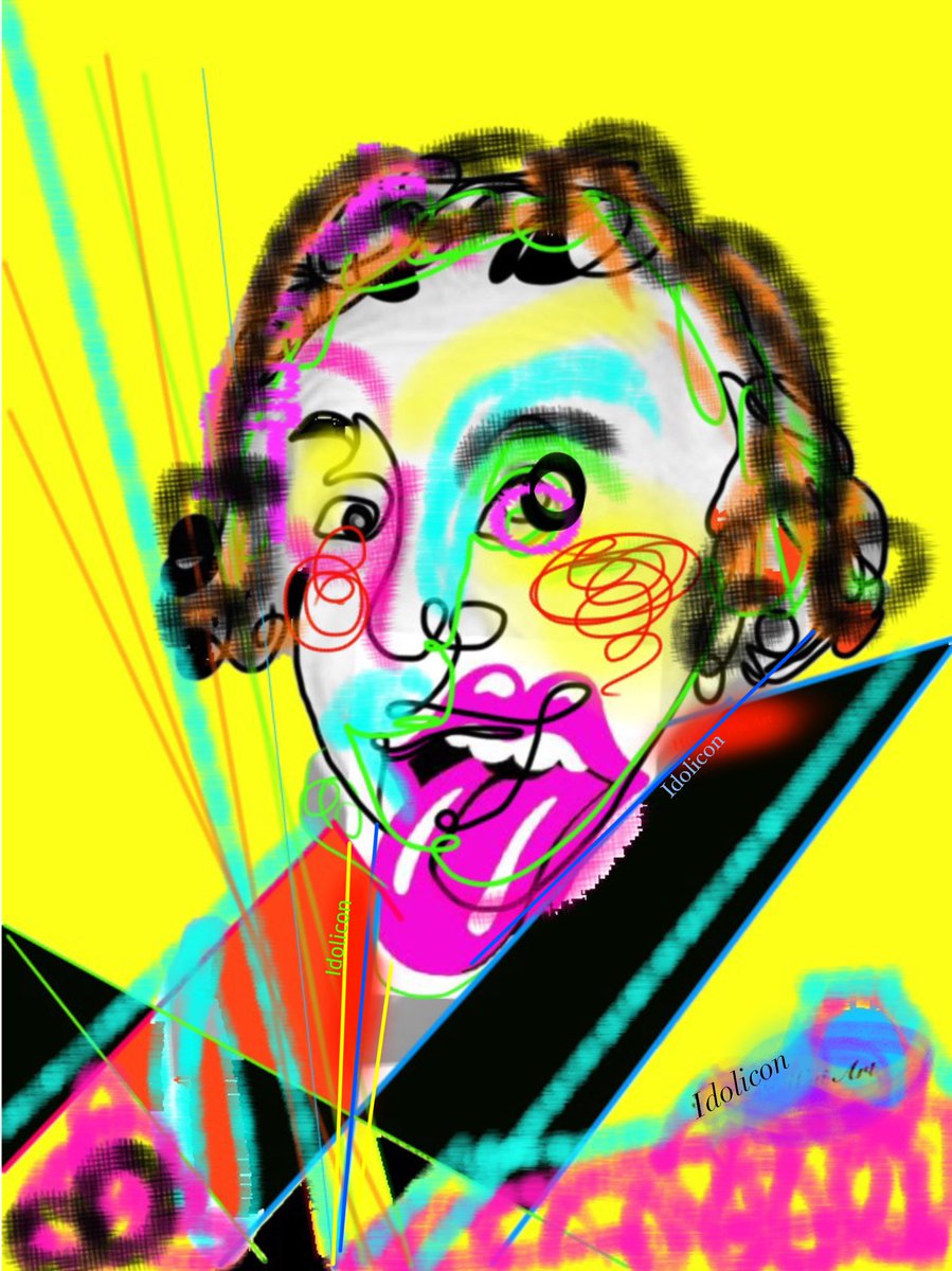 Idolicon2's tweet photo. « Mozart Einstein», a punk graffiti of our genius in 20th century. 
Digital drawing stored on chain created by Idolicon 

#nftcollector #nftart #NFTs #digitalart #portrait #digitalartwork #cryptoartist #cryptoart #nftdrawing #graffitiart #graffiti #punk #punkgraffiti #nftnews https://t.co/z6khMC9Ni2