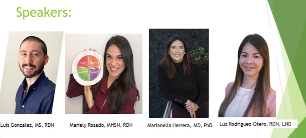 Excited to tune into this <a href="/LAHIDANMIG/">LAHIDAN MIG</a> webinar on Nontraditional Career Paths for Dietetics Professionals. Love seeing my <a href="/eatwellglobal/">Eat Well Global</a> colleague Luis Gonzalez at the speaker podium, too!