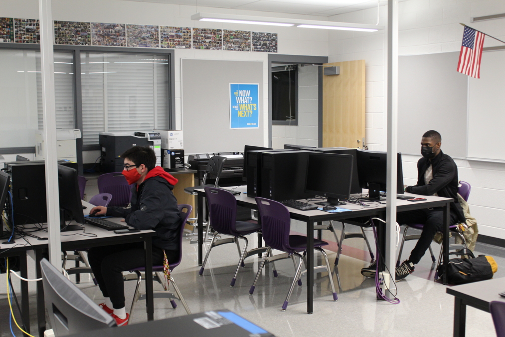 PikesvilleI's tweet photo. PHS IMP4 participating in CTE On-Site as they prepare for their ACA certification exam. You folks crushed it!!! (Socially distanced of course) https://t.co/RIWOwCnspD