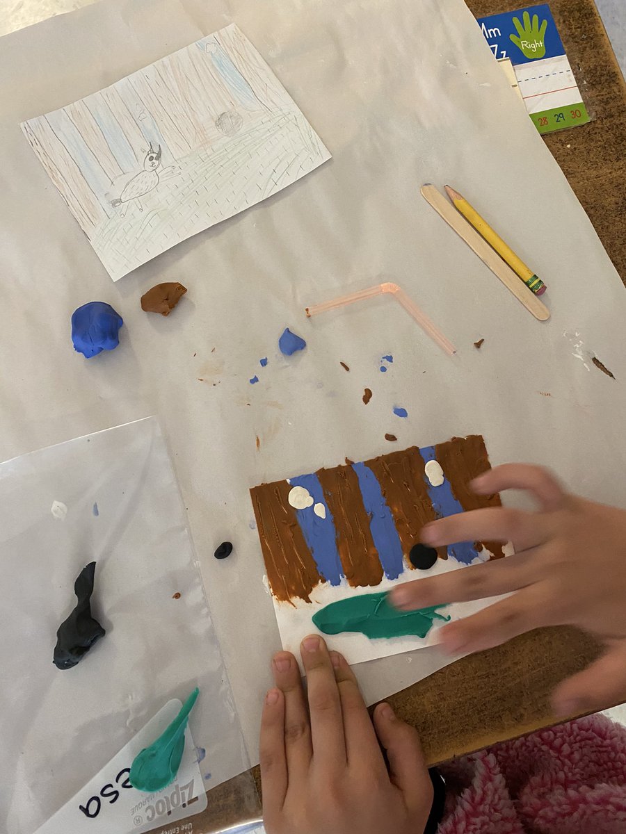 MrsANolson's tweet photo. After a fun #BarbaraReid book study in 1S2, we are ready to start making our own plasticine creations about animal habitats! Stay tuned for the final products! @DixiePSchool https://t.co/U8L7nq5p9I