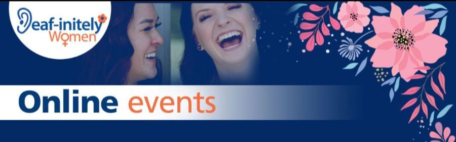DeafinitelyW's tweet photo. 🌺FREE online workshops and events coming up!
👉Throughout February and March
👉For deaf and hard of hearing women only
👉https://t.co/KbXyPzpkvl
#deaf #hardofhearing #hearingloss #BSL #deafcommunity #deafUK #deafevents #deafworkshop #deafwomen #womencan #derbyshire #UK - https://t.co/UgNCtzI5Qo