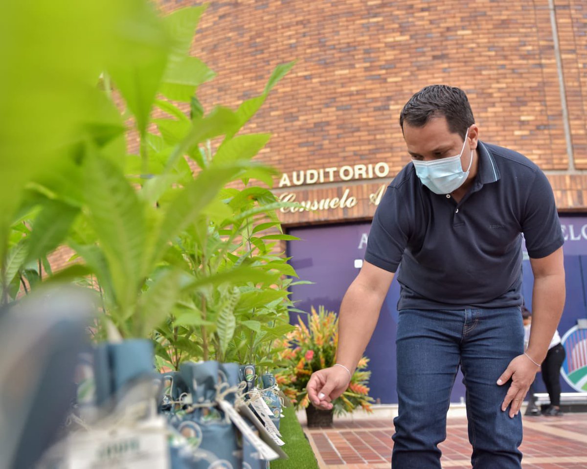 luismonsalvo's tweet photo. Ya estamos casi listos para rendir cuentas, a Dios damos gracias por el equipo de gobierno y los resultados que hoy vamos a presentar y que estamos seguros que serán de su agrado. El vivero departamental se suma entregando un árbol a los que nos acompañan, gracias. https://t.co/9fzCUMWljB