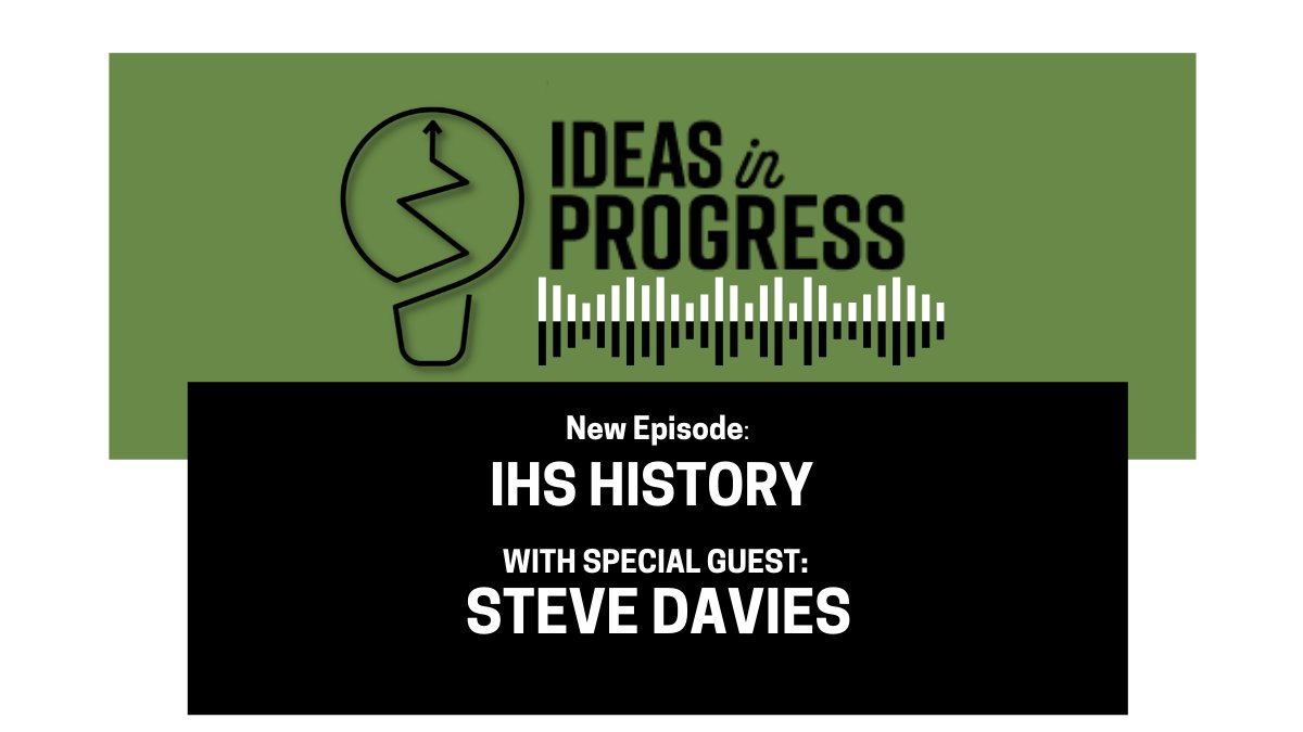 TheIHS's tweet photo. Historian @SteveDavies365 joins the podcast this week to discuss IHS history and what the organization means to him our 60th anniversary! Listen now & subscribe to #IdeasInProgress with @DrLocoFoco: https://t.co/nazn80gy8H
#IHS60 https://t.co/NoEY6alEPb