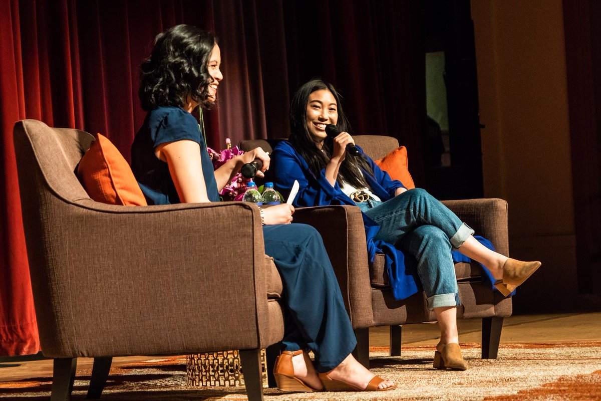 Awkwafina graced us with her presence back in 2019 for our Speaker Series🤩

She is the first Asian-American woman to win best actress at the Golden Globe Awards!