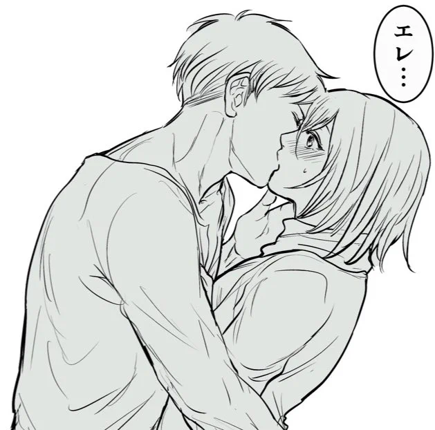 ※ちゅー注意
山小屋エレンのエレミカ漫画間に合わなかった〜寝ちゃった〜明日あぷします〜 