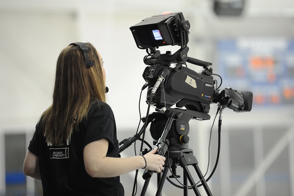 tmubold's tweet photo. In honour of @TSN_Sports’ first all-female broadcast for the @Raptors game tonight, we take you back to our very own all-female production January 29th, 2016! 

A crew made up of 23 female students within the @RyersonFCAD faculty produced the entire @RyersonRamsWHKY broadcast. https://t.co/w4pjk7Qkib