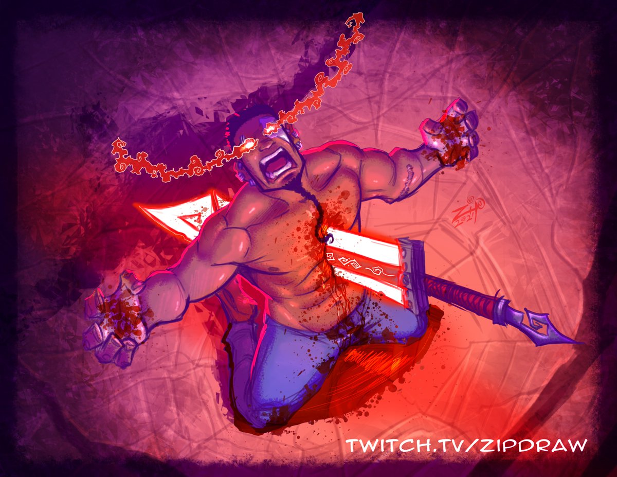 zipdraw's tweet photo. Started the stream today with a sketch of Carlos from my comic #Crimsonblade. Then we #conceptualized a #Rainbow #Wizard based off of a #chat suggestion from @BloodFuryArt and named him after my twitch friend, Dj Craig!
Done in #autodesk #sketchbookpro
#hastag #sketchbook https://t.co/i6iT1HdECu