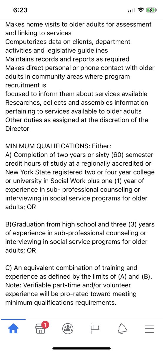 HilbertServes's tweet photo. @hilbertcjfs Part-Time opportunity for a Cheektowaga resident. https://t.co/Zig2e1BtoF