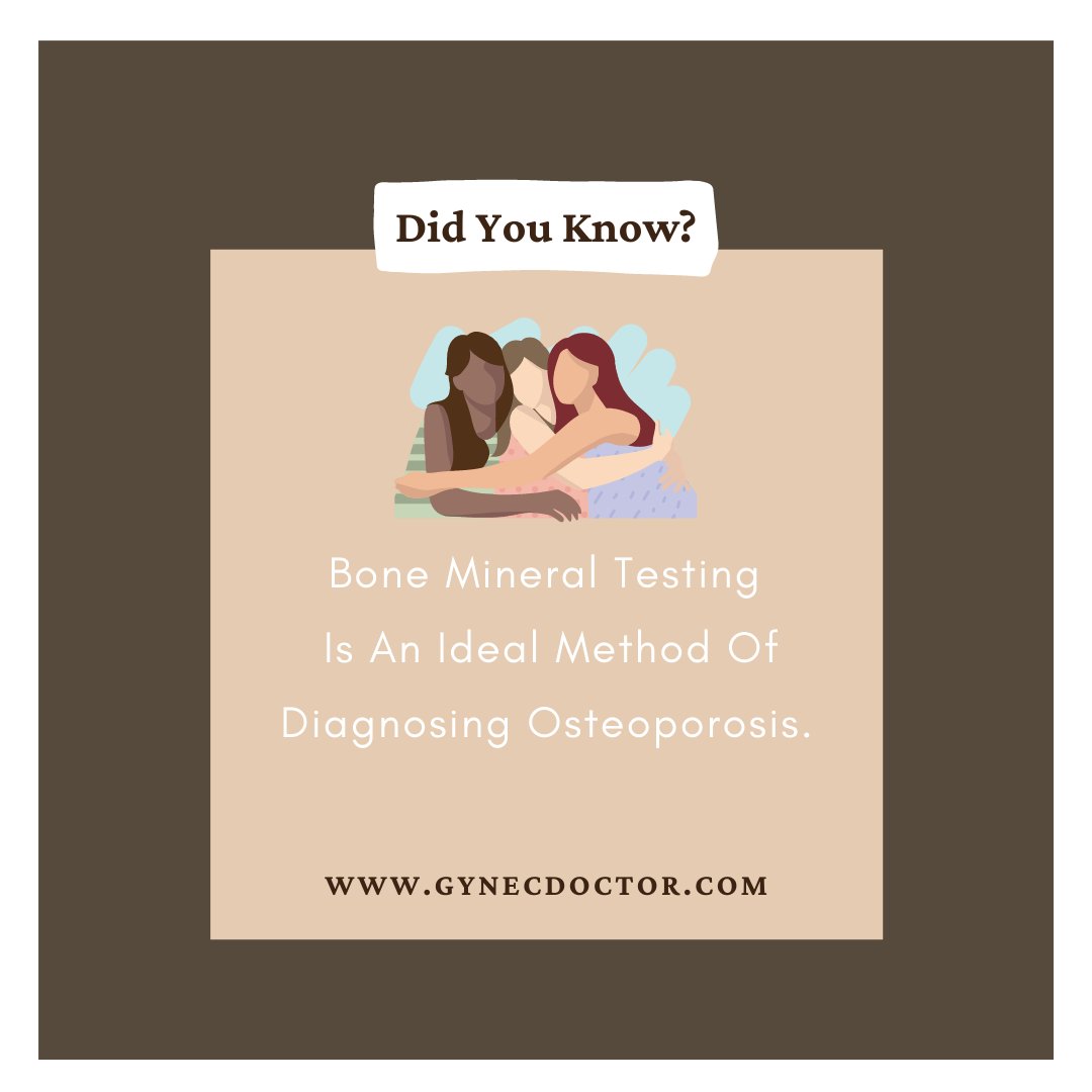 Gynec_Doctor's tweet photo. Did You Know?
Bone mineral testing is the ideal method of diagnosing osteoporosis.

Consult Dr. Sangeeta Agrawal to manage your Osteoporosis well. https://t.co/coVAwqrD2t

#osteoporosis #osteoporosisprevention #osteoporosisawareness #womeninmumbai #mumbaiwomen #dadar #mumbai https://t.co/9pd1t6kZVM