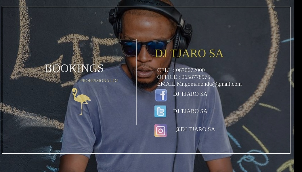 DjTjaro's tweet photo. Hello Events Promoters, Events organizers and Club Managers I want you to listen to Mr Raw music (Dj Tjaro) The deep House king. His sets are always on fire. Don't sleep on him Please
I Present You Dj Tjaro
#Bookings
#promoters
#eventsorganizer
#clubmangers
#dj https://t.co/XqqcjYjnca