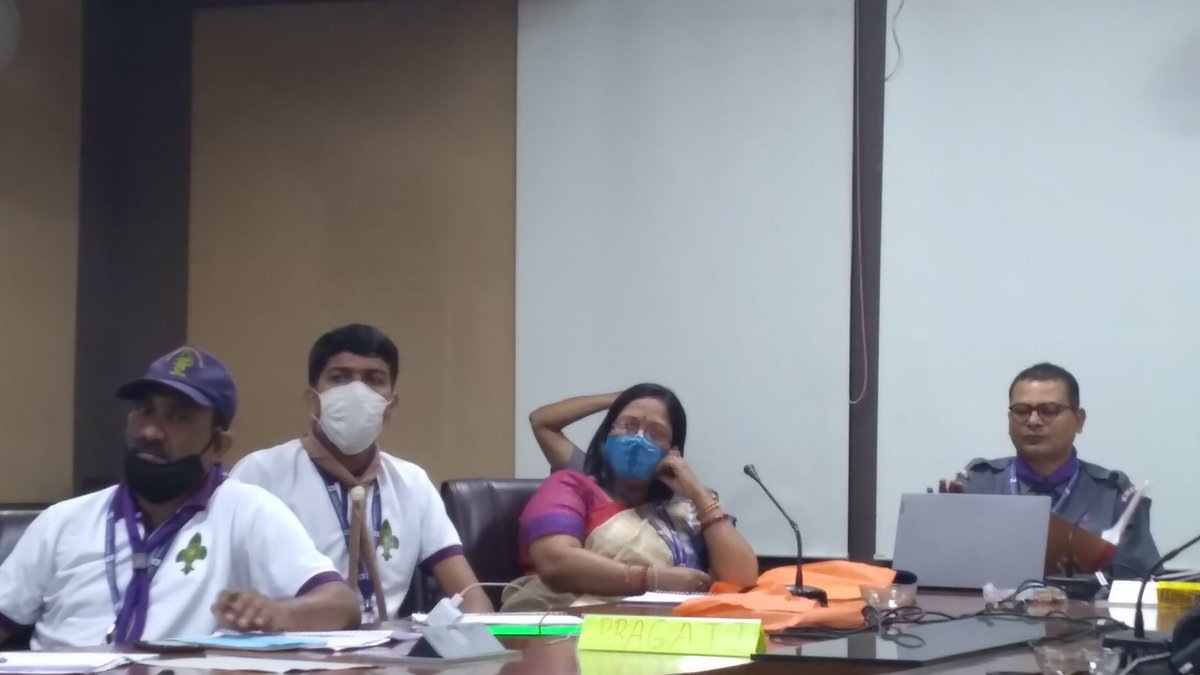 bsgnhq's tweet photo. Session on "Fund Raising" during the State Membership Growth Coordinators Training dealt with Shri S Prasanna Shrivastava Director Organisational Development and MOP APR WOSM @KirenRijiju @YASMinistry @ScoutinginAPR @worldscouting https://t.co/rMrZx4p0et