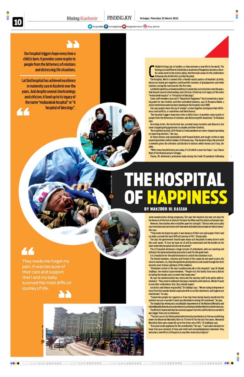 RisingKashmir's tweet photo. #Childbirth brings joy to #families as they #welcome a new life in the world. The feelings are no different in #Kashmir as moments of #happiness become a cheerful social event in the #restive valley.
Reports @vamik https://t.co/n30y6JiDOD