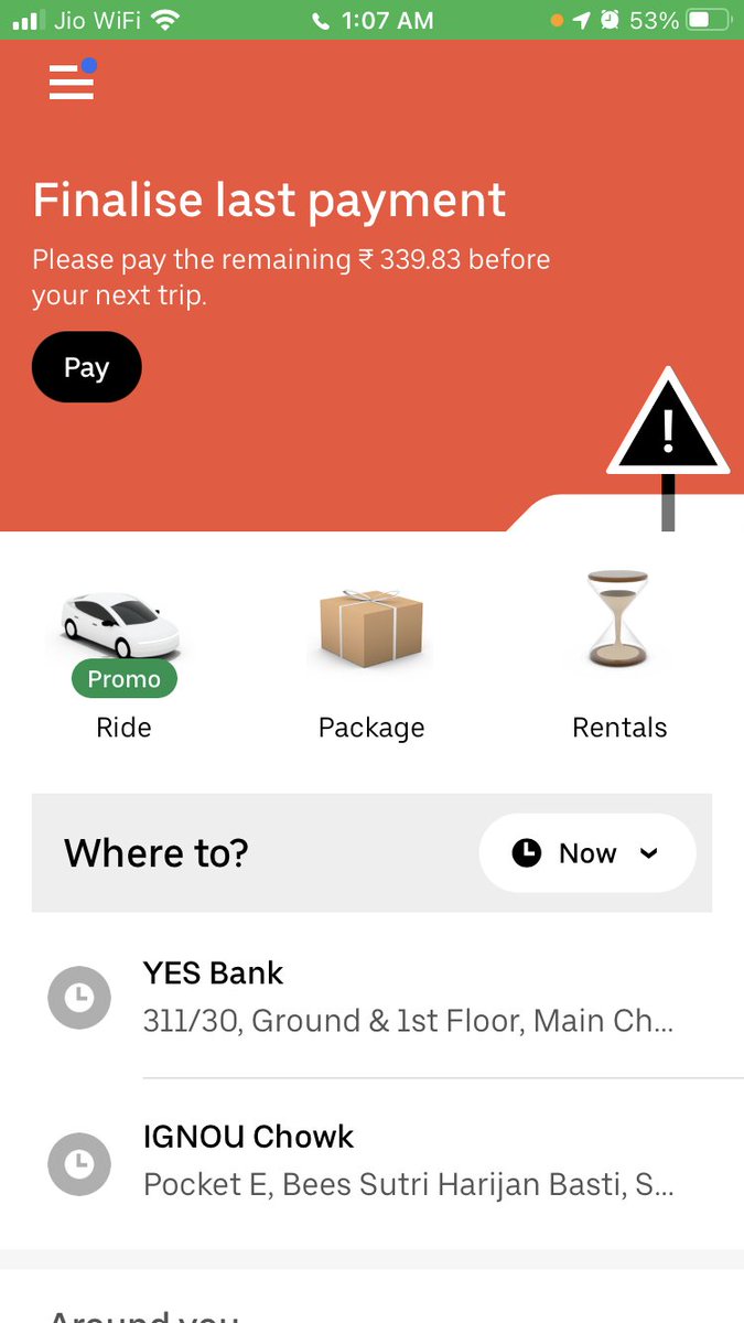 ganerpran's tweet photo. @UberINSupport UNPROFESSIONAL DRIVER WHO STARTED THE TRIP AND THE AMOUNT RS71 BECAME RS552. I HAVE BEEN CONSTANTLY TRYING TO GET IN TOUCH BUT UBER INDIA IS ALSO BEING UNPROFESSIONAL IN THIS MATTER. ABSOLUTELY DISGUSTING AND DISAPPOINTED https://t.co/QkzBWPmo3r