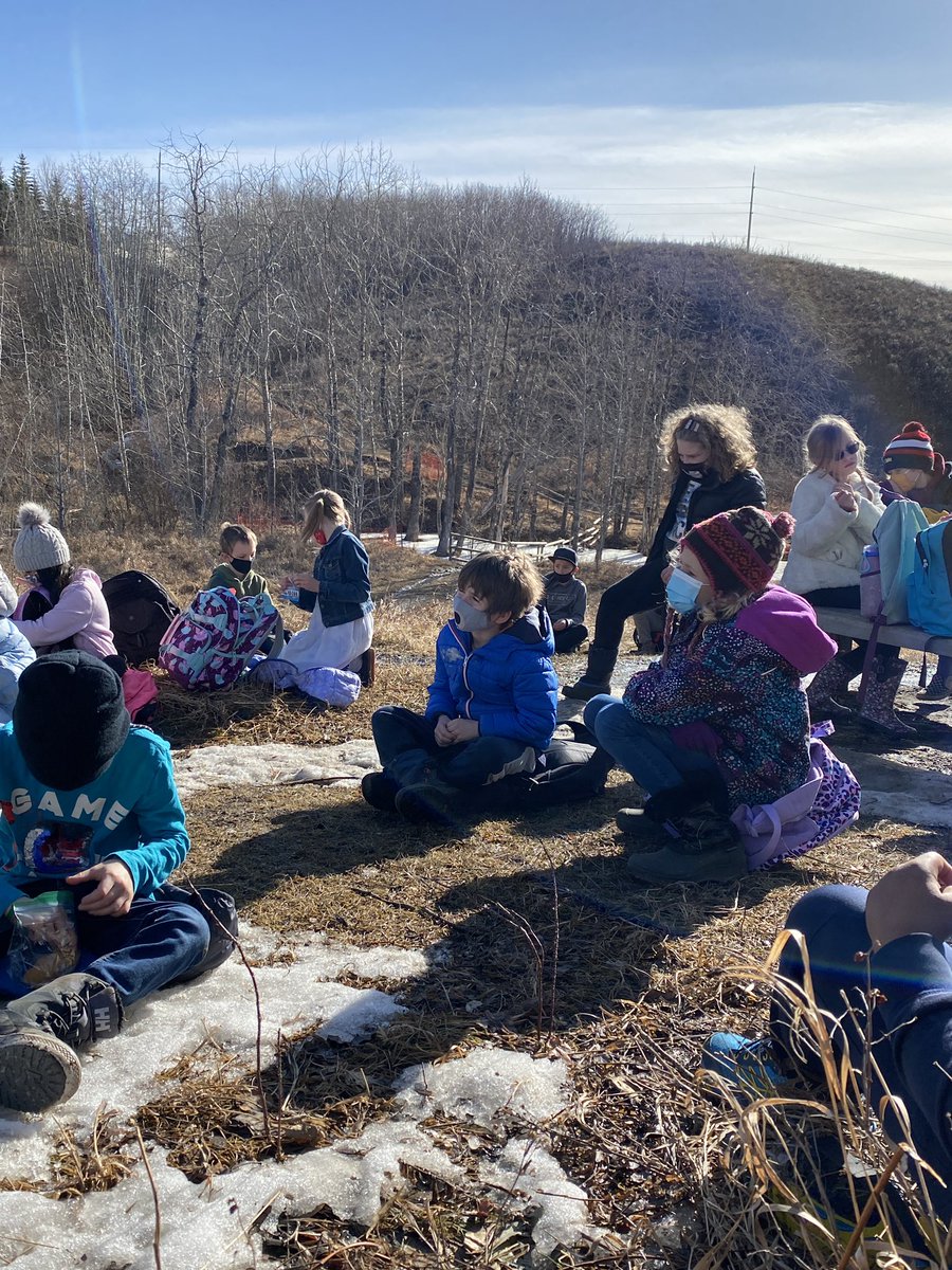 amplifyandlearn's tweet photo. Exploring hearing, sound, vibrations and how animals communicate in the coulee.  #couleeschool #ehsourstory #wearecbe https://t.co/5nffR8sibd