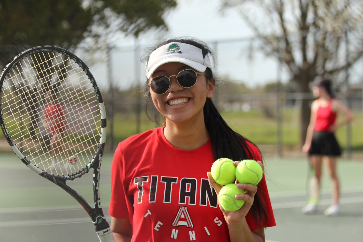 DanaDuncan224's tweet photo. Congrats to these 2 Titans for reaching the championships in the brackets! Hard work does pay off. Extra congrats to Mia for bringing home the first championship in Titan tennis history! Proud coach right here. @coachrrichards @AnHsATHLETICS p/c @carter_girl_ https://t.co/oayVuDtHsB