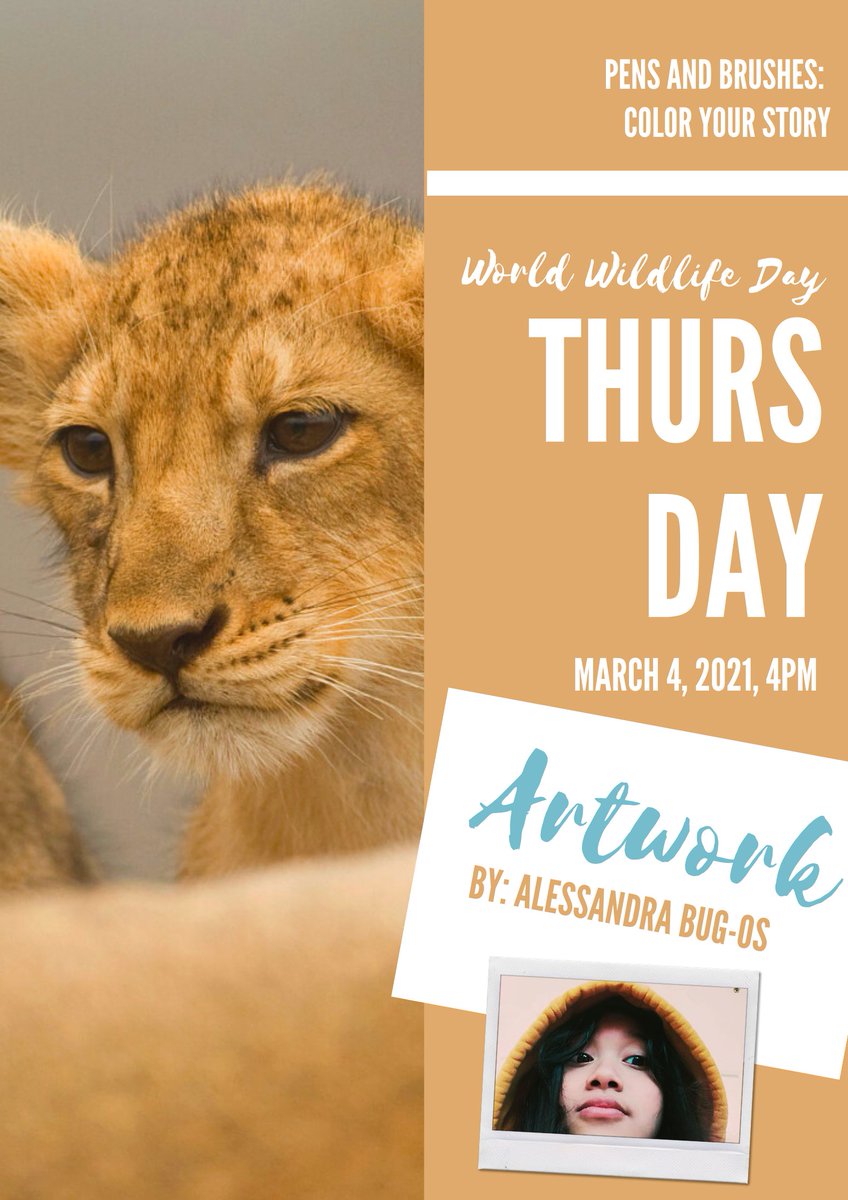 PensYour's tweet photo. Here's a little recap for the week themed with relation to the world wildlife.

Date: MAR 1-5, 2021
Theme phrase: '" Lives of the Wild: In Our Hands Is Their Fate,  We Should Save Them Before It's Too Late"

All this will be seen on our website. link in bio

#wildlife #shortstory https://t.co/gXmdsiPMuI
