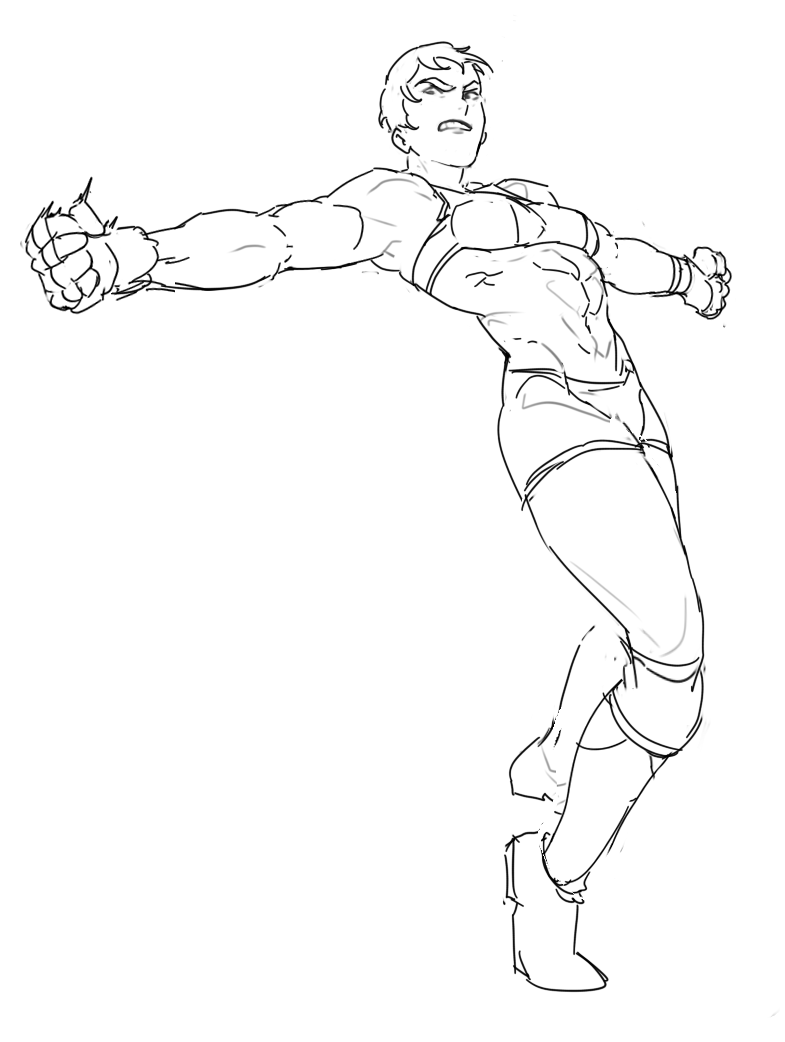 Buff women sketches 