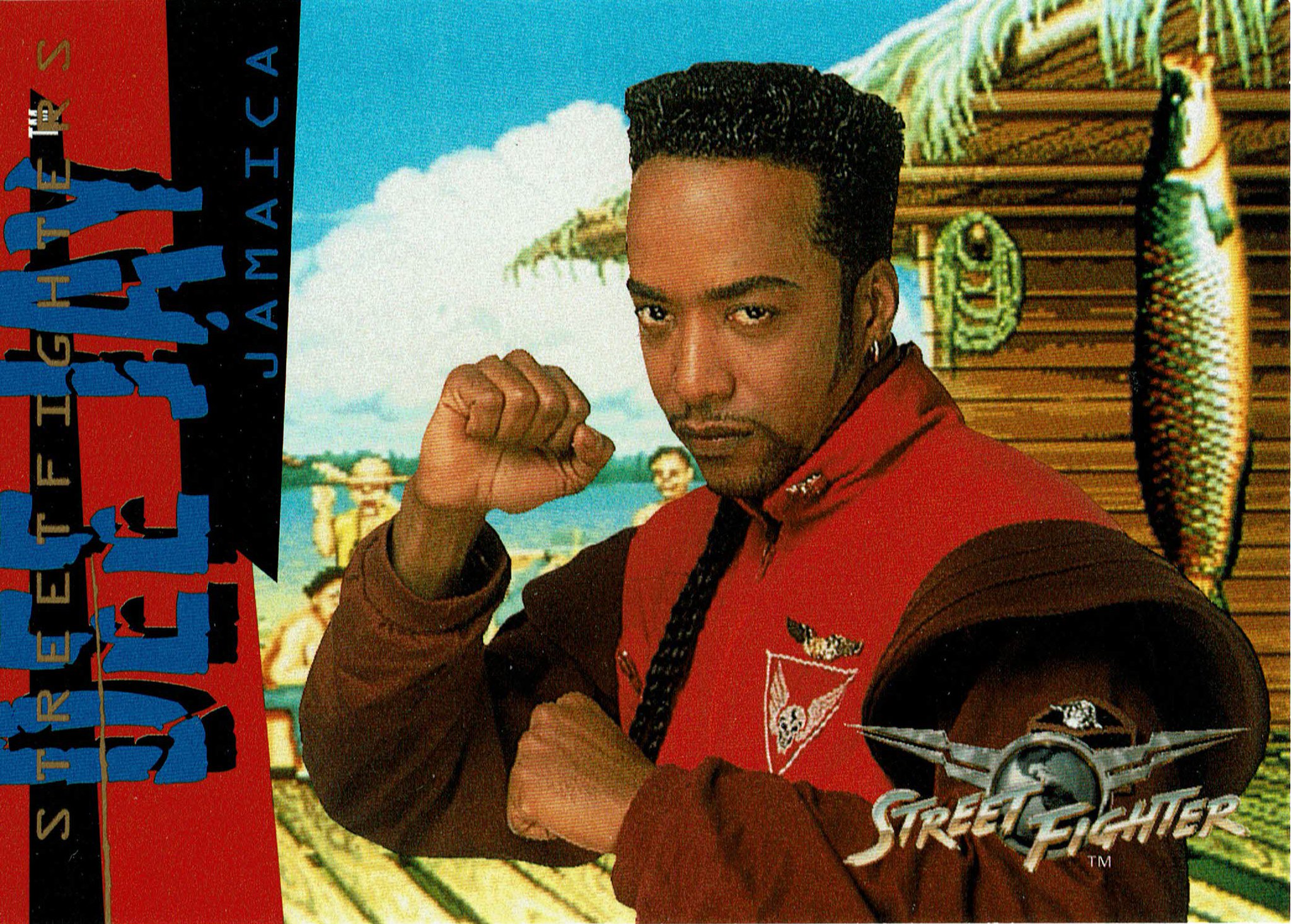 VideoGameArt&Tidbits on X: Two Street Fighter (movie) trading cards -  Dhalsim and Vega.  / X