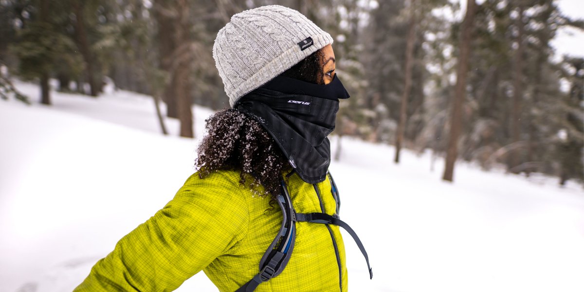 SeirusGear's tweet photo. Exploring in the #snow is always better with an adventure buddy and the right gear to keep you outside longer! Keep your nose & cheeks protected with our #Magnemask Combo Scarf, paired with a cozy #Heatwave beanie.
📸: @felinefavia #seirus #beanie #exploring #warmerwithseirus https://t.co/QANy8mwU8G
