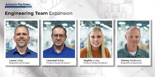 Automatic Pool Covers’ engineering department welcomes four new additions buff.ly/3sjBThz