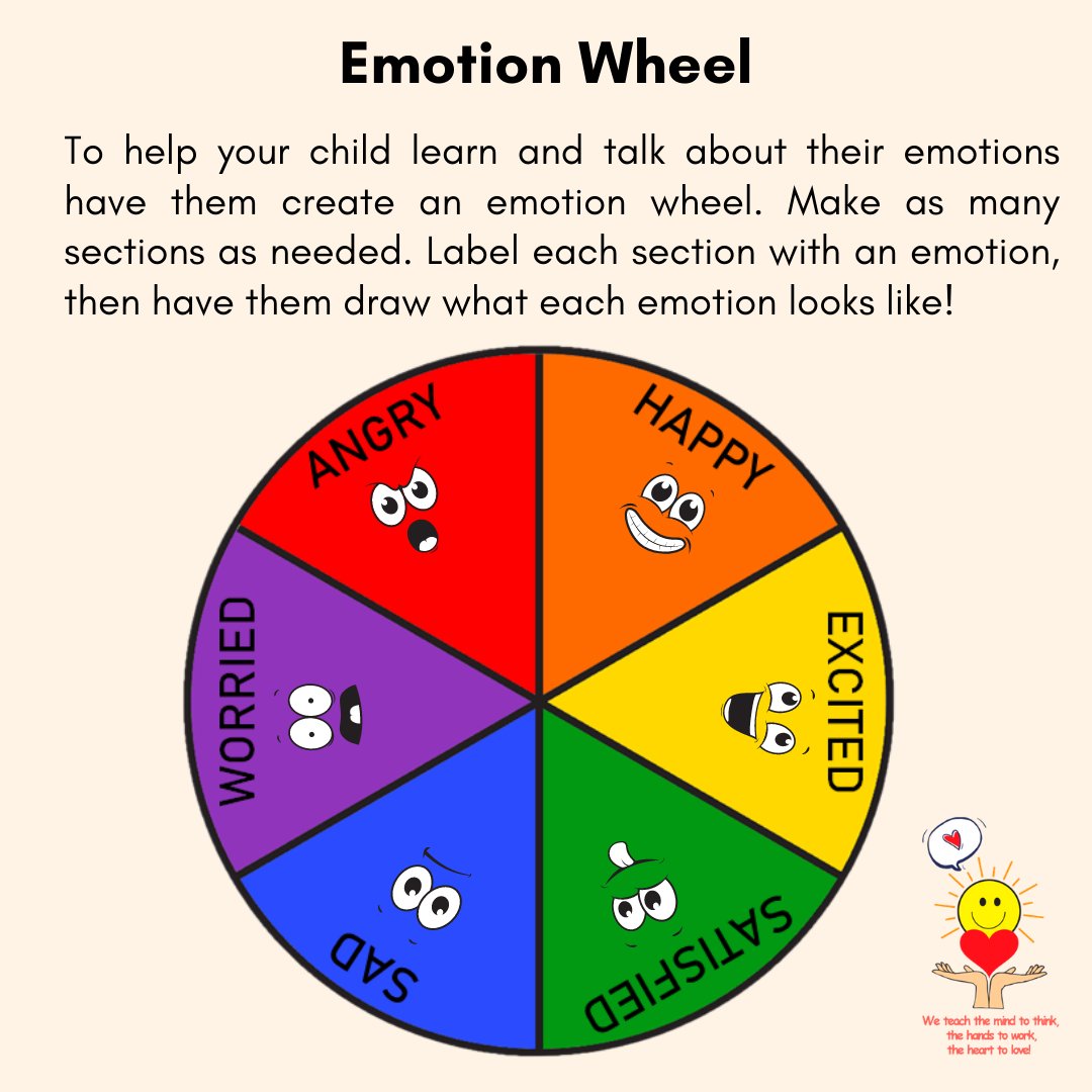 BestChildPsych's tweet photo. Try this exercise to help your child learn about their emotions!

#emotionalintelligence #eq #childtherapy #teentherapy #childcounseling #teencounseling #teletherapy #telementalhealth #telehealth #CAtherapy #NJtherapy #wednesdaywisdom https://t.co/dCuLHo5EYQ