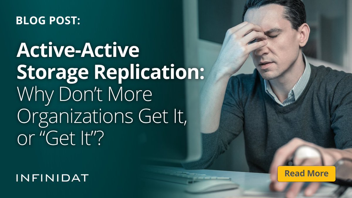 Don’t wait for your first data center disaster to realize it was easily preventable. Read this blog from CTO Ken Steinhardt about why Active-Active Storage Replication is vital for organizations. okt.to/5VuT8J