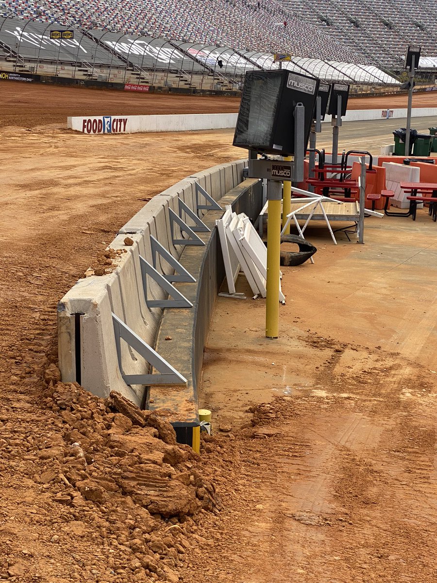 MarcusSMI's tweet photo. I’m so proud of our whole team at @BMSupdates for everything they’ve done to prepare for the @NASCAR dirt race this weekend! Great job @jcaldwellbms  @steveswift4 and the BMS crew! So many details, so much dirt, and lots of fun for all of us to look forward to! #FoodCityDirtRace https://t.co/hSgdRXaEyI