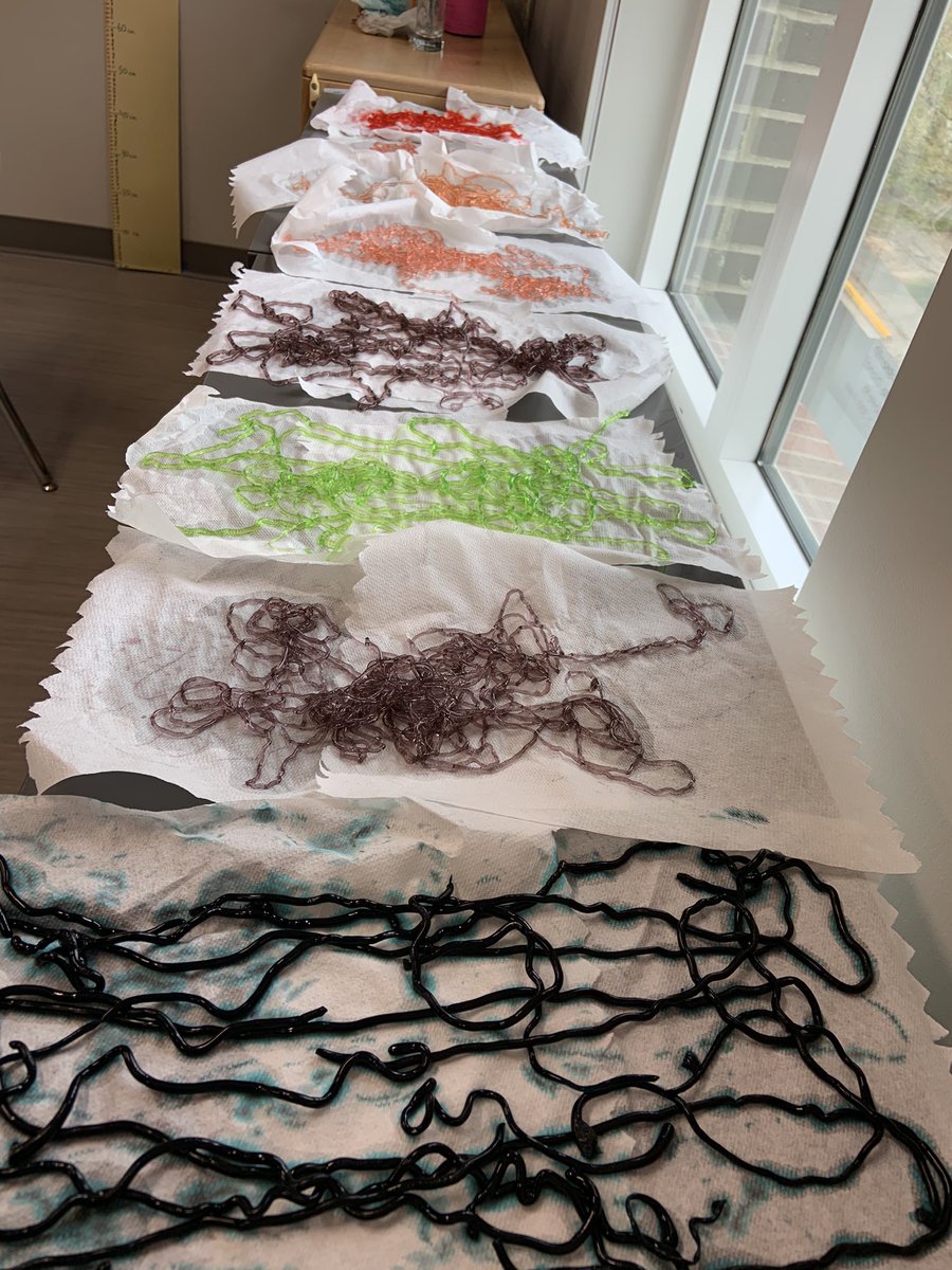 MariaVdeG's tweet photo. Students 5g Spanish enjoyed making algae string @CorinneTakara @atlantaSTEAM @peluchiflores @VaneMosqueira @JamesPHodgkins @AISLearns #aisSTEAM https://t.co/V9N6OJ2yk3