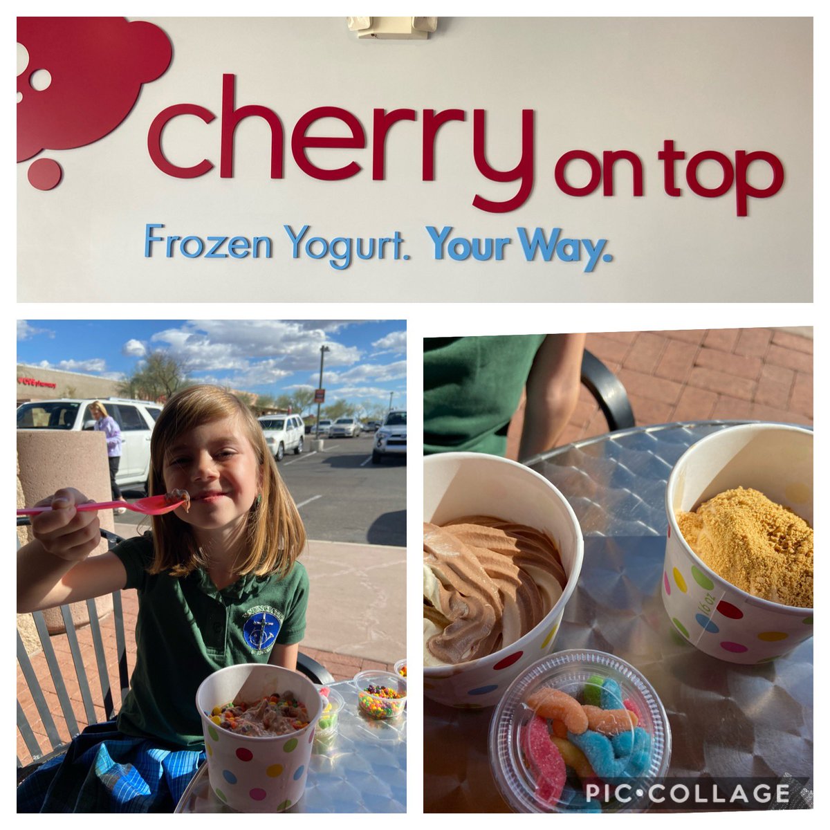 meglynberg's tweet photo. My kids never miss an opportunity to support my work...or get fro-to from our favorite place. Support your favorite restaurant today and tag #greatamericantakeout and $10 will be donated to help furloughed restaurant workers and their kids. https://t.co/l4iLqqvC3S