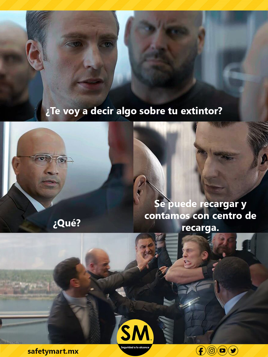 SafetyMartMX's tweet photo. Tu extintor se puede recargar 😉
👉 https://t.co/L1j9TBdoer
.
.
.
.
.
.
#FabricantesDeExtintores
#extintor
#extintores
#extintoresdeincendio
#extintordeincendio
#recargadeextintores
#memes
#memesdivertidos
#memes2021
#memesgraciosos
#ElMemeDelDia
#memedeldia
#MemeDeLaSemana https://t.co/Dct2rcvRjP