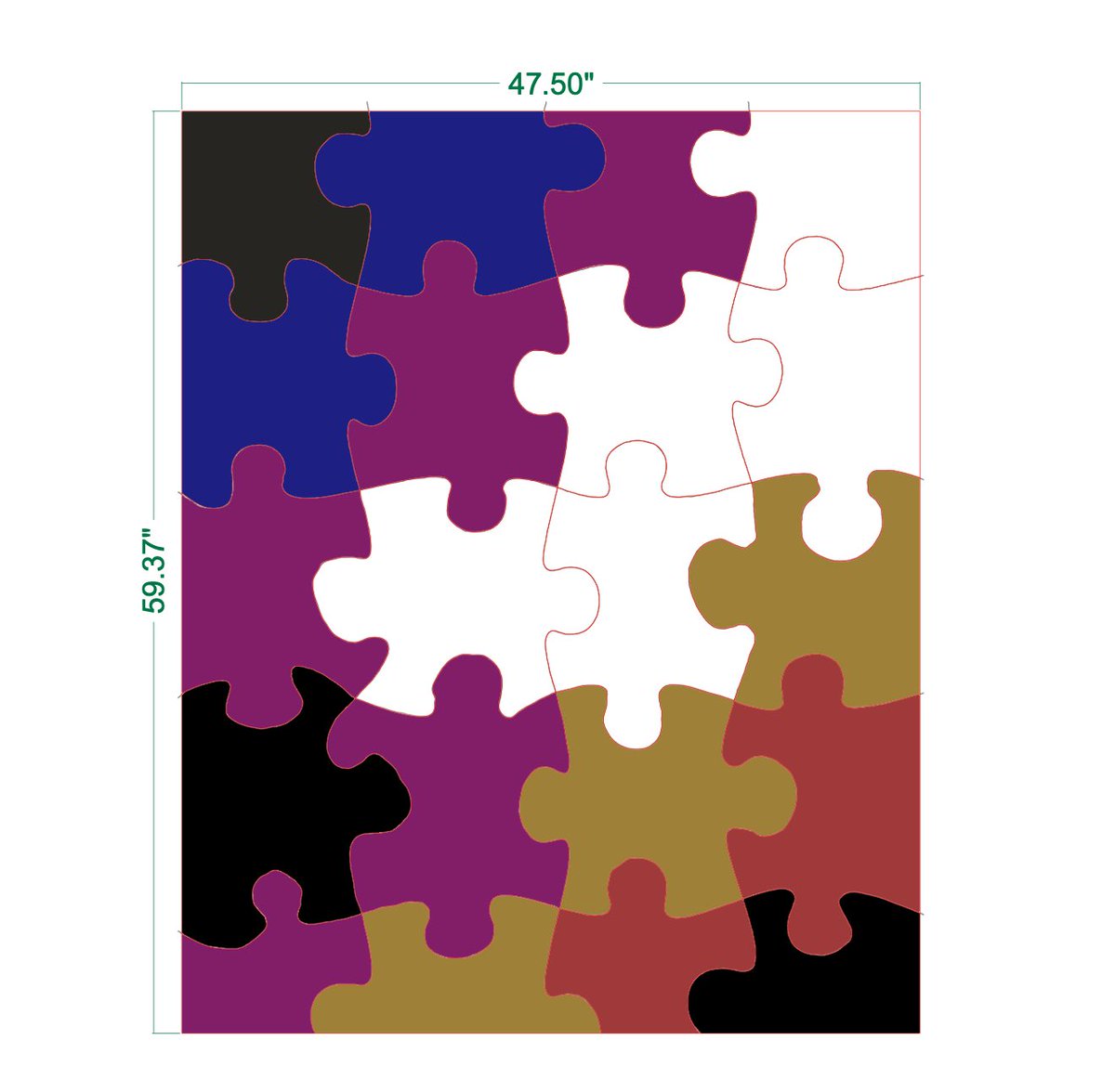 Nazaire73's tweet photo. @DeanCollection I am working on my #BlackPuzzleArt series, and hope to create something worthy of your support

 [ old unsold canvas becomes renewed puzzle art ]
This is Radiant Dancer https://t.co/Ml4KtlSCjk