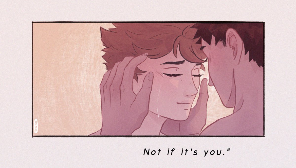 do you think you're fighting by yourself?
#iwaoi #haikyuu 