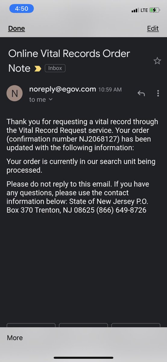 wildearenas1's tweet photo. What’s happening with the government &amp; the state of New Jersey. Been waiting for five months now for a birth certificate for that I could submit it to the government in Puerto Rico that I am legitimate son this is ridiculous. #nj #UnitedStateGovernment #US #Congress #Unacceptable https://t.co/POnwnHrmlm