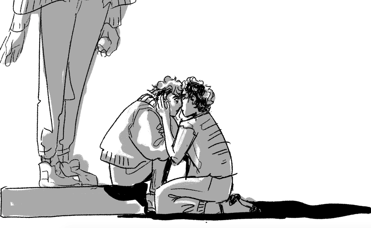 this ones vaguely incomprehensible without very specific context but im thinkin about the shaqedric im thinkin about them

(concept credit to marn @ kentuckycorpsereviver.tumblr.com/post/646567272…)