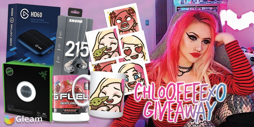 chlooeeeexo's tweet image. 🎉£500 STREAMER GIVEAWAY🎉

This includes: -
🎁£100 cash
🎁Shure in Ear headphones SE215-CL
🎁Elgato Capture Card HD60
🎁Razer Kiyo Camera w/ built in ring light
🎁G-Fuel Tub
🎁Chloe Mug
🎁Loads of stickers

ENTER HERE:
bit.ly/3sm1kzl

Winner drawn 03/04 12pm LIVE!

GLHF