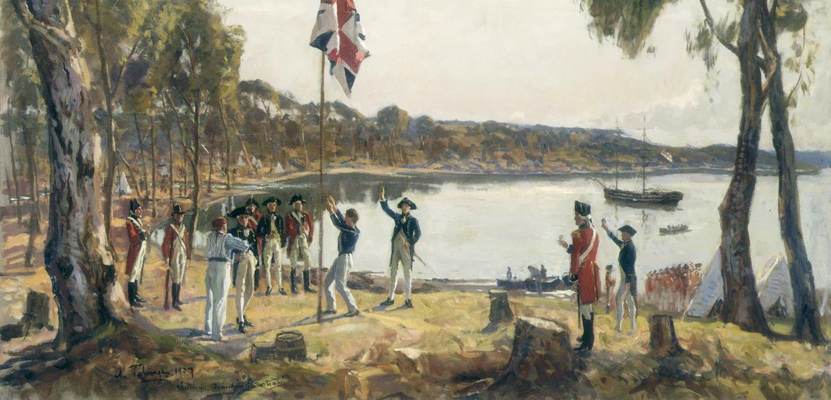 "In 1770, during his first Pacific voyage, Lieutenant James Cook claimed possession of the east coast of Australia for the British CrownUpon his return to Britain, Cook’s reports inspired the establishment of a penal colony in the newly claimed territory" https://libguides.stalbanssc.vic.edu.au/c.php?g=751496&p=5383105