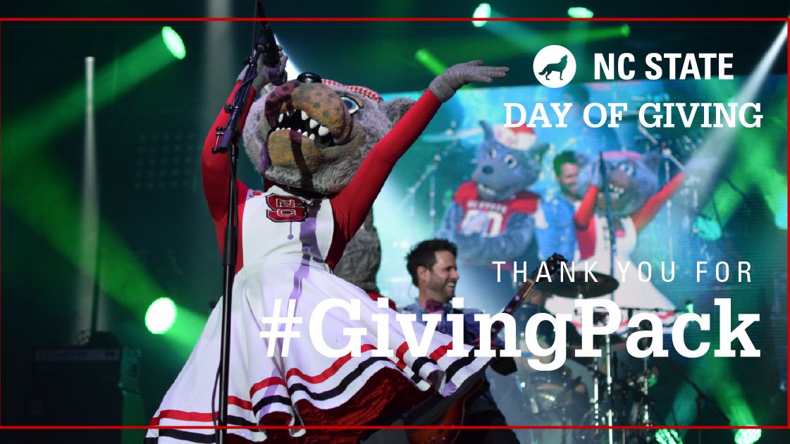NCStateDASA's tweet photo. @LindzSkin Thank you for #GivingPack to @NCStateDASA and for being a great alum! 🐺 https://t.co/K5ajIsEGKE