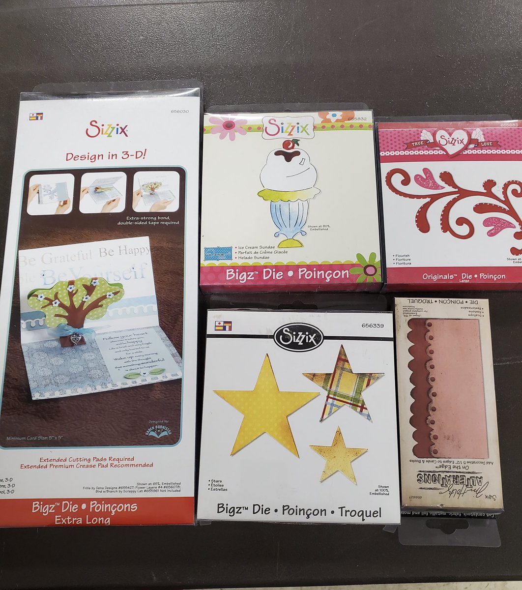 BtownTWarehouse's tweet image. Come and get them!  Dozens of Sizzix dies are now on the D84 shelf in the Project room.