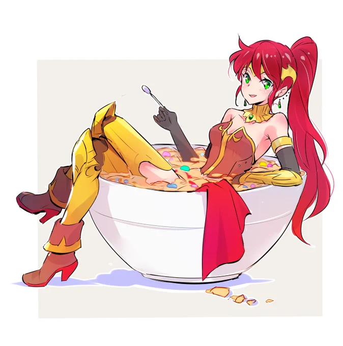 Sadly, the cereal isn't very good for you. 