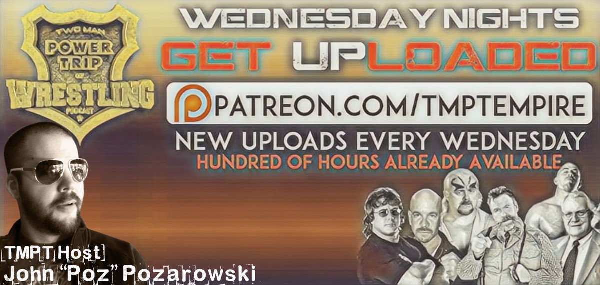 TwoManPowerTrip's tweet photo. TMPT Wednesday Nights #GetUpLoaded... This week, @drtomprichard vs. #Twitter. Get a History Lesson from @DirtyDMantell. Plus #KevinSulivan is talking #SuperBrawl '93 &amp; '97.

https://t.co/ljb1EcSz5R https://t.co/HhEf91IbrU