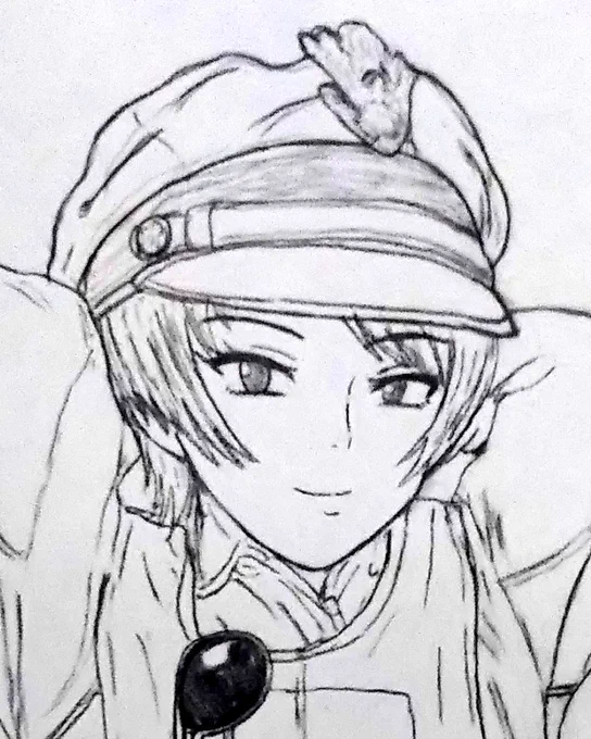 西洋人と東洋人
何となく描き分けてる 