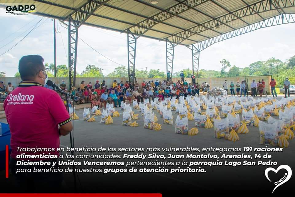 GADPORELLANA's tweet photo. 📍Somos Desarrollo Social | 👉
Entregamos #191 raciones alimenticias a nuestros grupos vulnerables 🧑🏽🦯👵🏼🤰🏼 en la parroquia Lago San Pedro, hoy visitamos a las comunidades: #JuanMontalvo #FreddySilva #Arenales #14DeDiciembre #UnidosVenceremos @magyorellana #Prefecta https://t.co/ASvChSHM2v