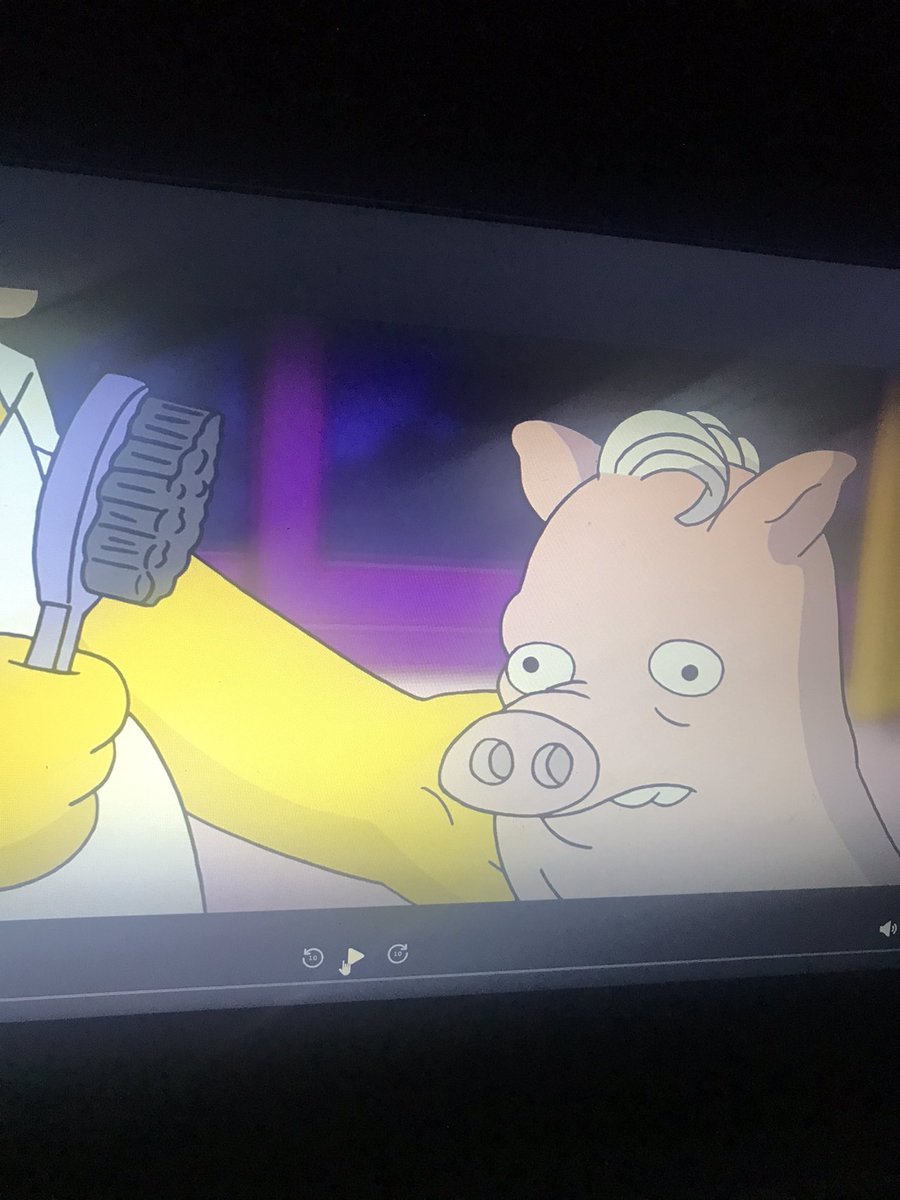 caitfrom5to7's tweet photo. why does spider pig look like a young conservative https://t.co/NojQsfeMfU