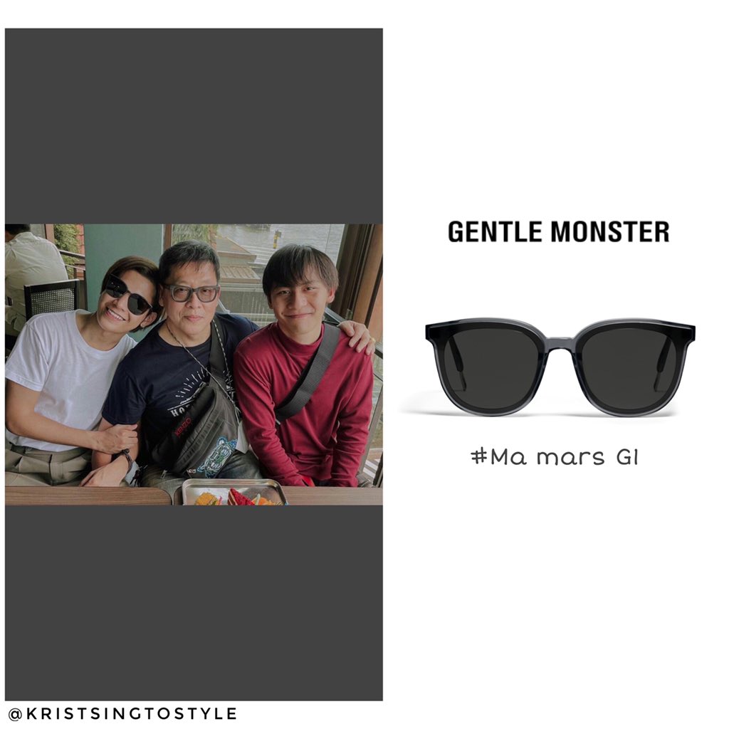 kristsingstyle's tweet photo. 20210324

@stjinx_maya wearing
- @/Gentlemonster ma mars G1 sunglasses

#singtoprachaya
#คริสสิงโต 
#ทีมพีรญา
#kristsingtostyle https://t.co/VKMwohyloL