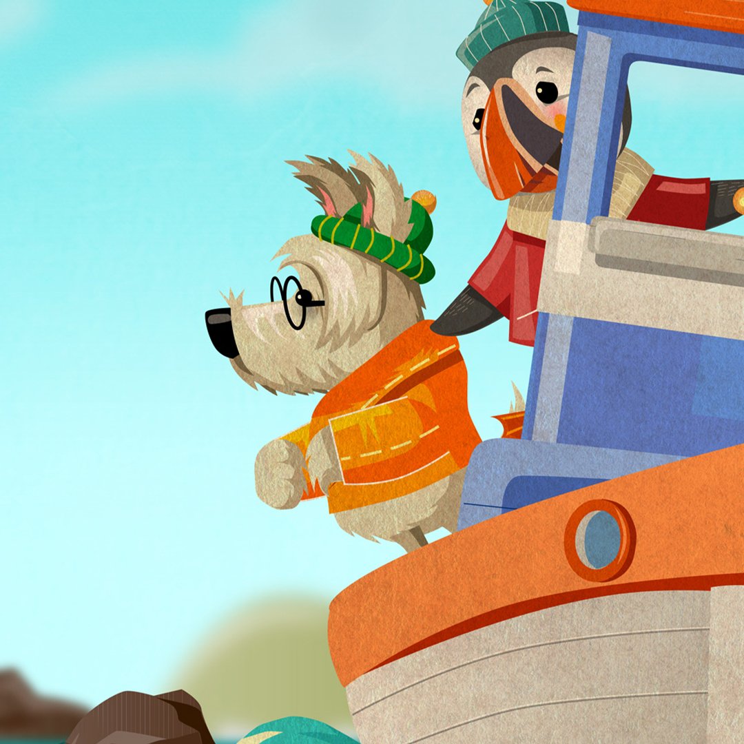 skyboundtabletp's tweet photo. Did you say #NationalPuppyDay? Can't forget about Hamish, the goodest boy in Pebble Rock Delivery Service! He may seem quiet, but he's always excited to help his friends and give a lift to those in need. #PebbleRock #PRDS https://t.co/7Wkmq5IbPf