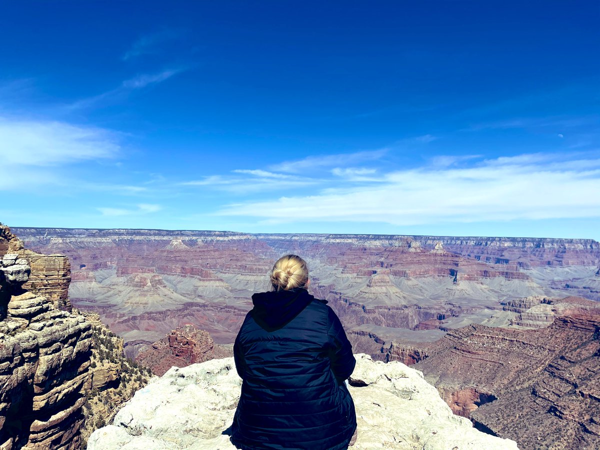 cristellaura's tweet photo. Grand Canyon has the best views! 💜 https://t.co/T6U3HAxmp5