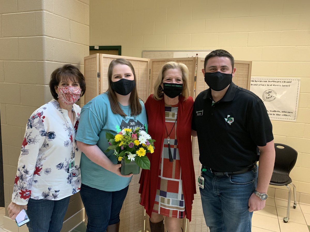 Carroll_Middle's tweet photo. Congratulations to our CMS Teacher of the Year, Carlie Ross!  Carlie, you’re a Rockstar!!! @Carrollisd https://t.co/lJVjzWDUM7