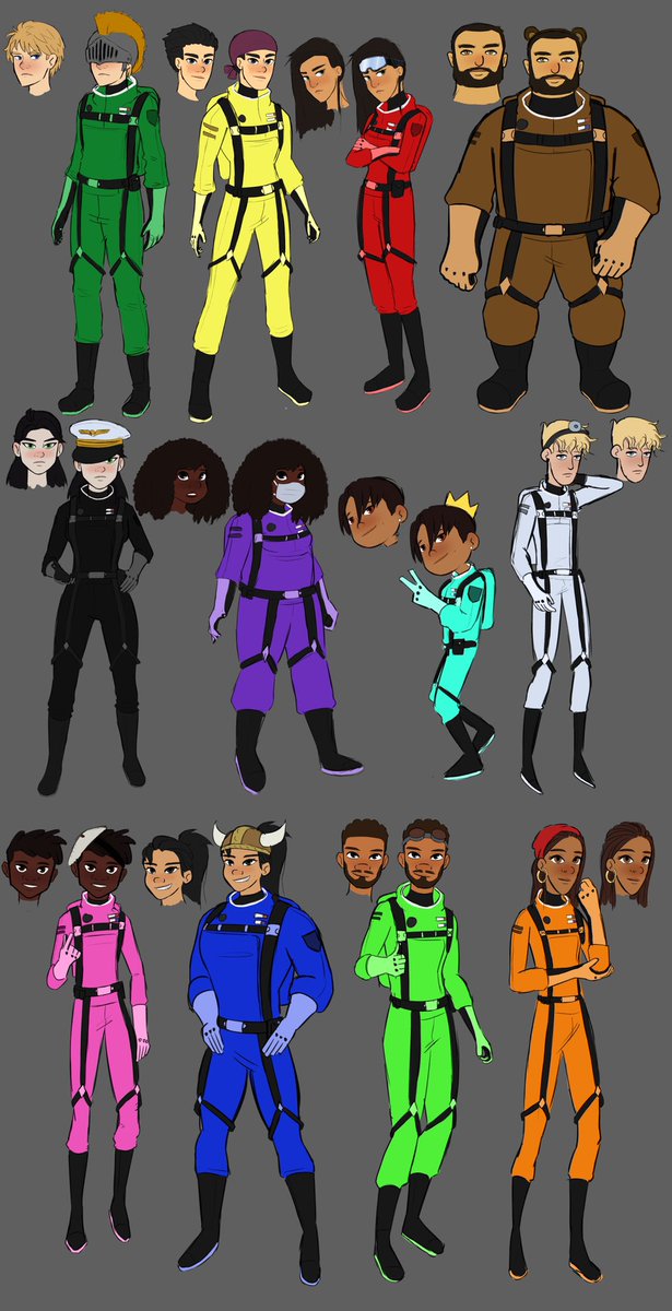 Eldergod_a's tweet photo. Not sure about some of theses but I made a design for each colors in Among Us #AmongUs #AmongUsFanArt #digitalart https://t.co/LFukUO5BkD