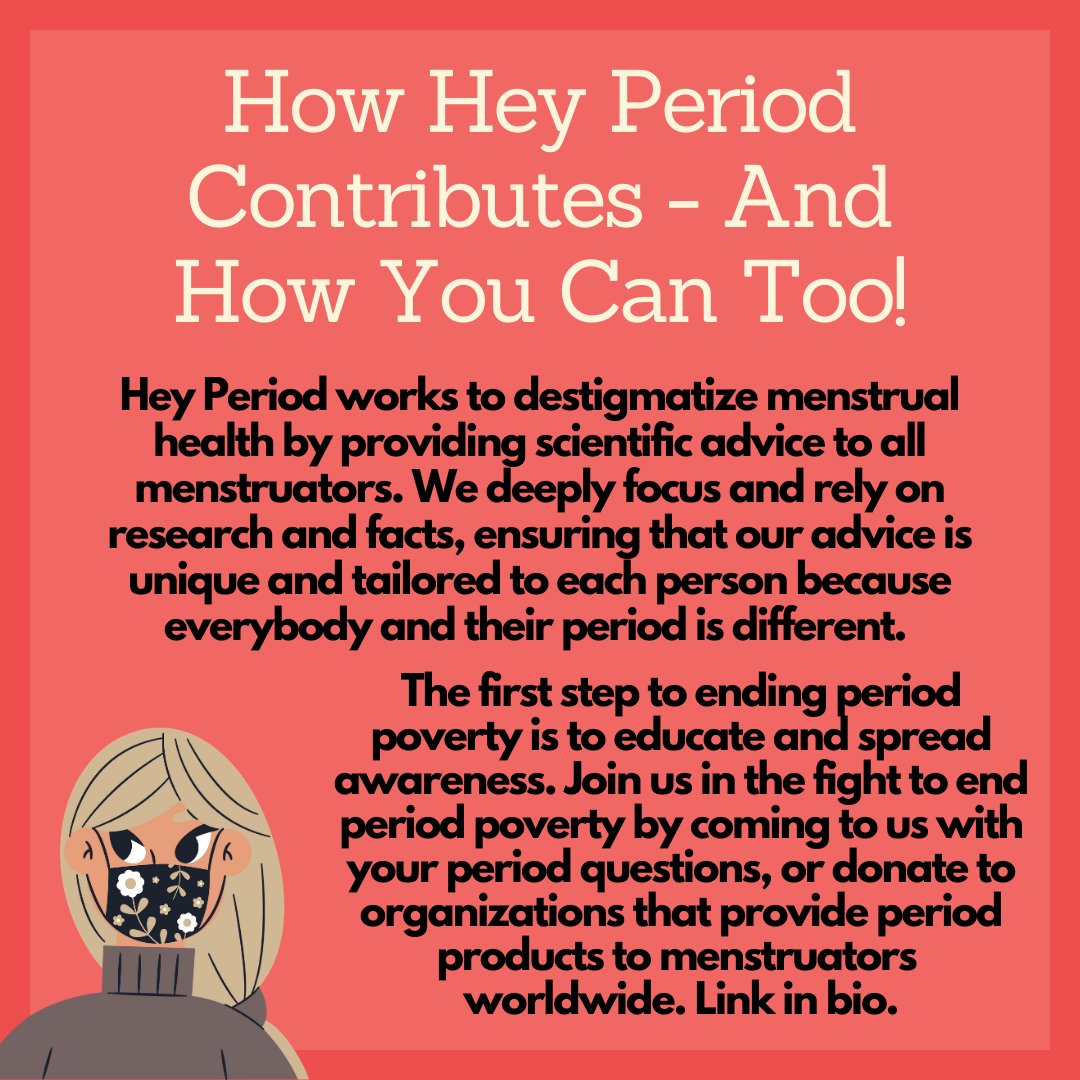 heyperiod's tweet photo. Today's topic is Period Poverty -  visit our Instagram page and linktree to donate to this cause. Our PeriodPal is always available to answer any questions and to provide science-backed resources and advice. 

#periodpoverty #period #menstrualpoverty #health #periodhealth https://t.co/bzyEbTXvKy
