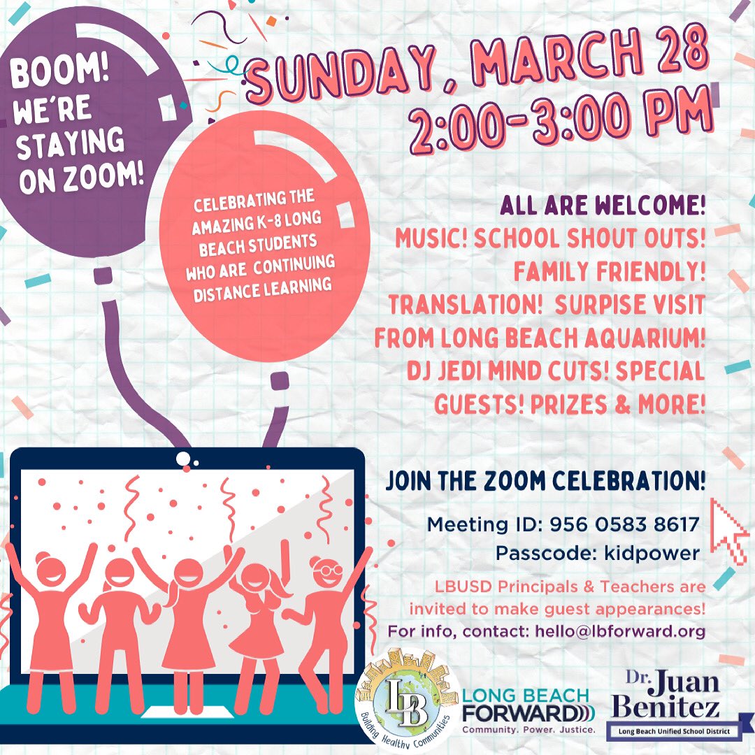 DrJuanMBenitez's tweet photo. As we focus on students that have the opportunity to return to in-person learning, let’s not forget the 1,000s of students that will remain online.  Let’s celebrate them and their AMAZING accomplishment!
Join us Sunday to celebrate all the students continuing distance learning! https://t.co/23kq26hcXE